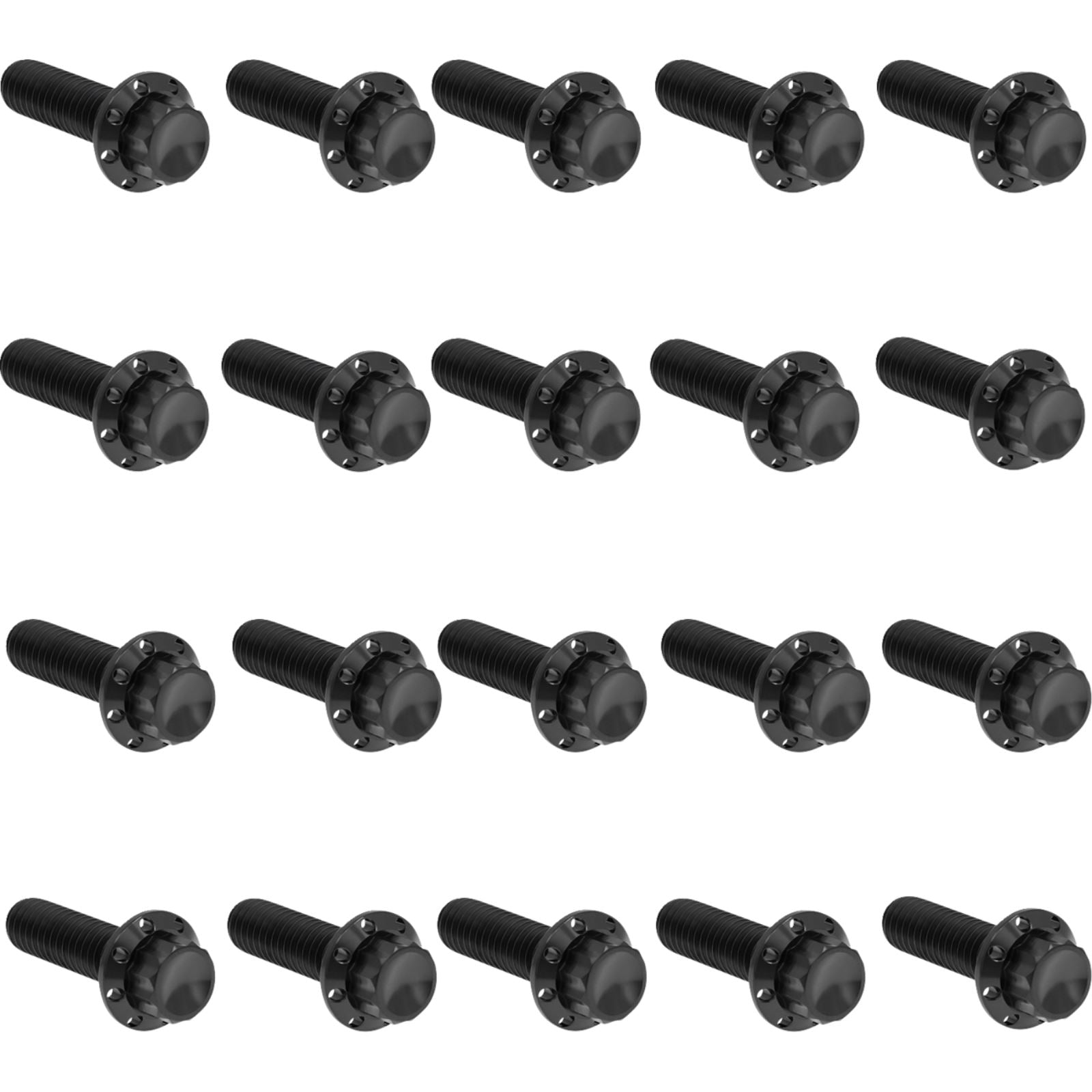 Arlen Ness Bolt Kit - Rocker Box - 12-Point - Titanium - Black [MPN: 2401-1744]_1840649