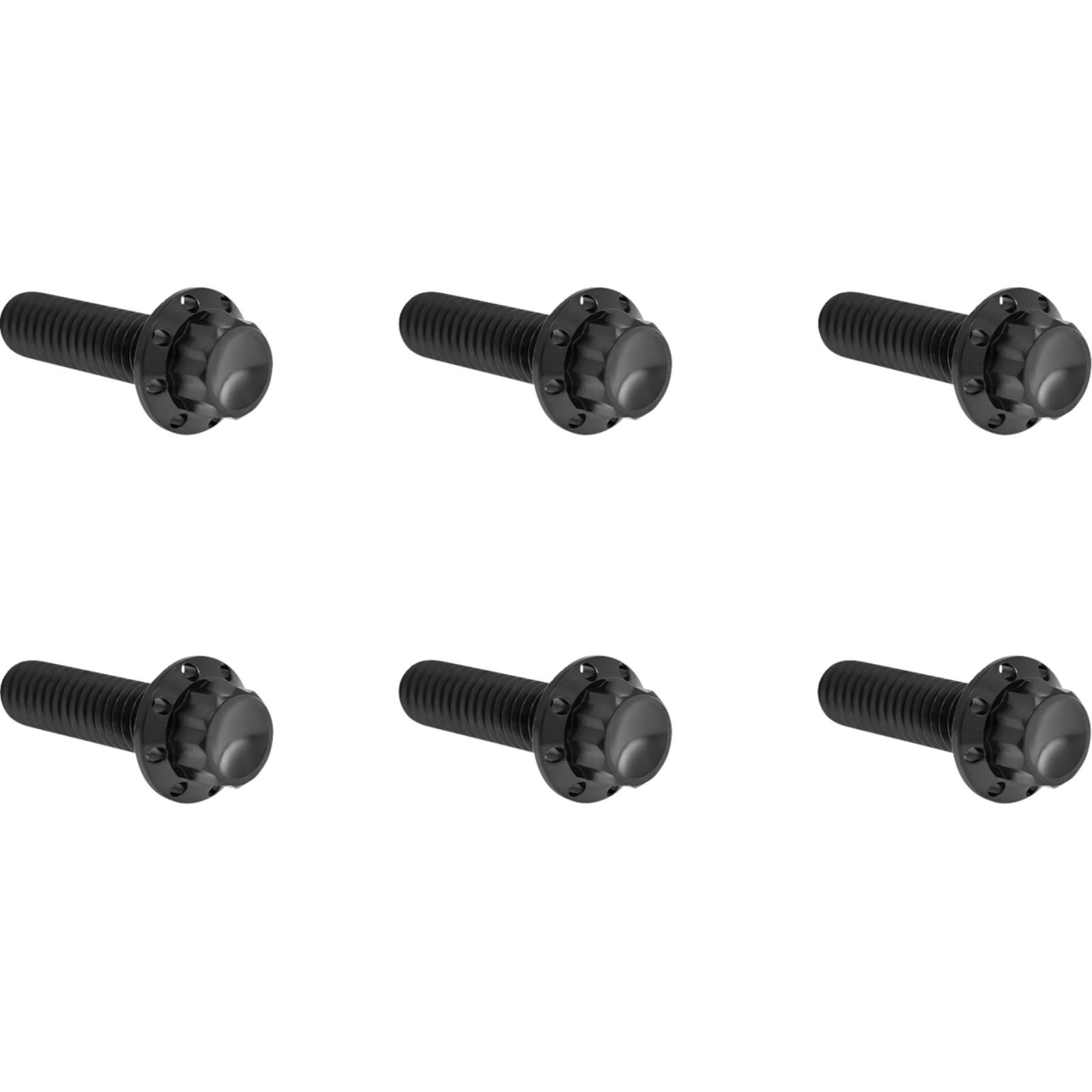 Arlen Ness Bolt Kit - Transmission Top Cover - 12-Point - Titanium - Black [MPN: 2401-1747]_1840217
