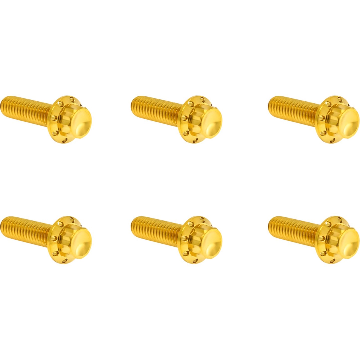 Arlen Ness Bolt Kit - Transmission Top Cover - 12-Point - Titanium - Gold [MPN: 2401-1748]_1840216