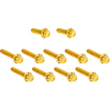 Arlen Ness Bolt Kit - Cam Cover/Point Cover - Titanium - 12-Point - Gold [MPN: 2401-1760]_1841041