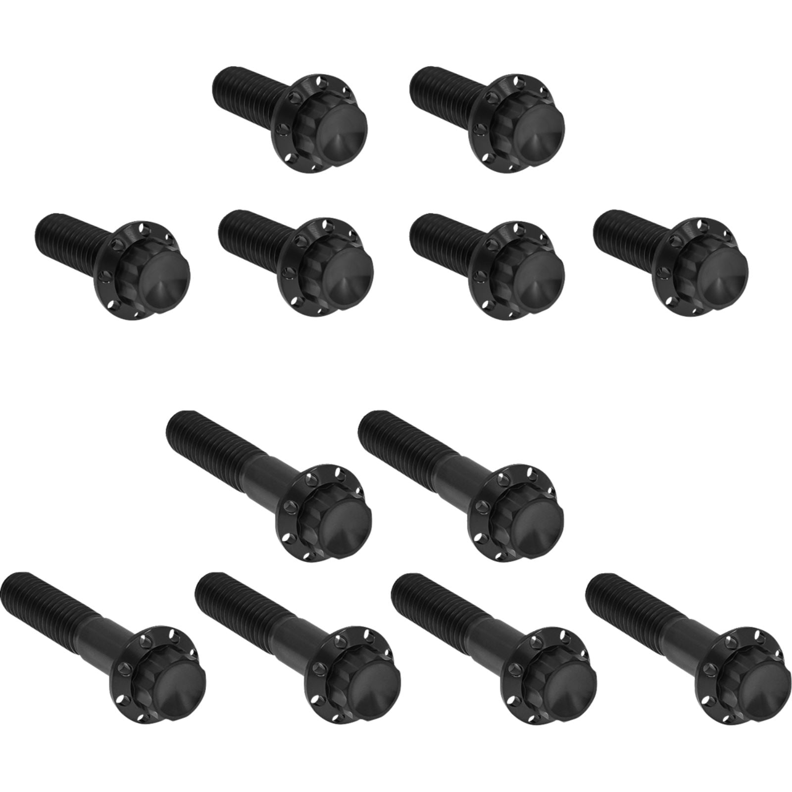 Arlen Ness Bolt Kit - Rocker Box - 12-Point - Titanium - Black [MPN: 2401-1771]_1840420