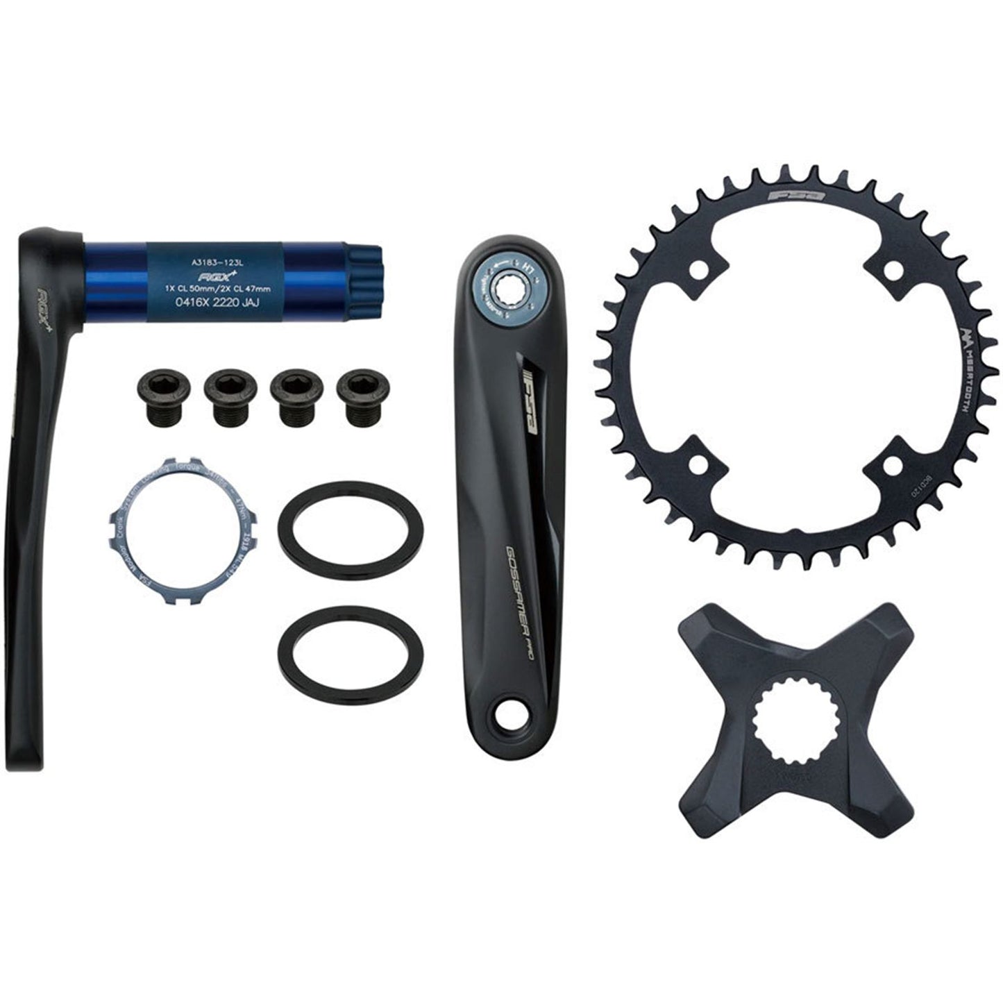 Full Speed Ahead Gossamer Pro AGX+ Modular Crankset, 40T, 175mm, N11 [MPN: CK1760]_1921319