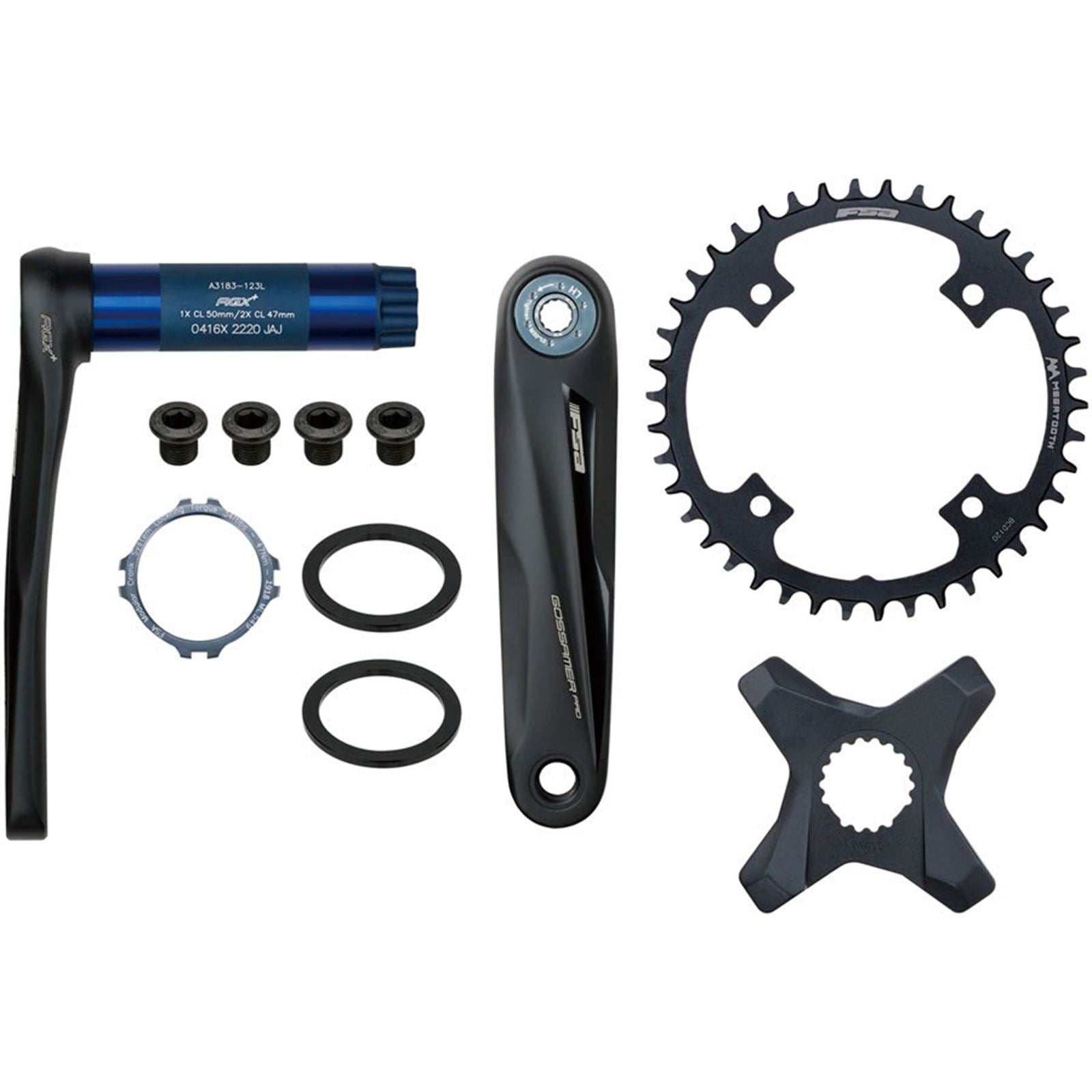 Full Speed Ahead Gossamer Pro AGX+ Modular Crankset, 40T, 175mm, N11 [MPN: CK1760]_1921319