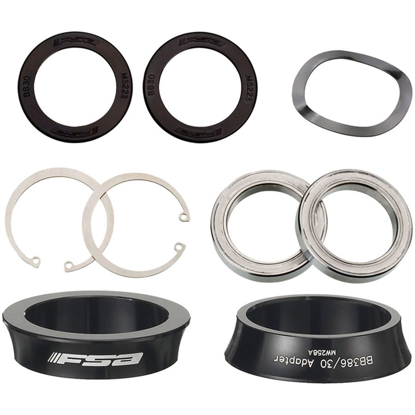 Full Speed Ahead BB30 to EVO Crankset Bottom Bracket Kit [MPN: CR9520]_1921787