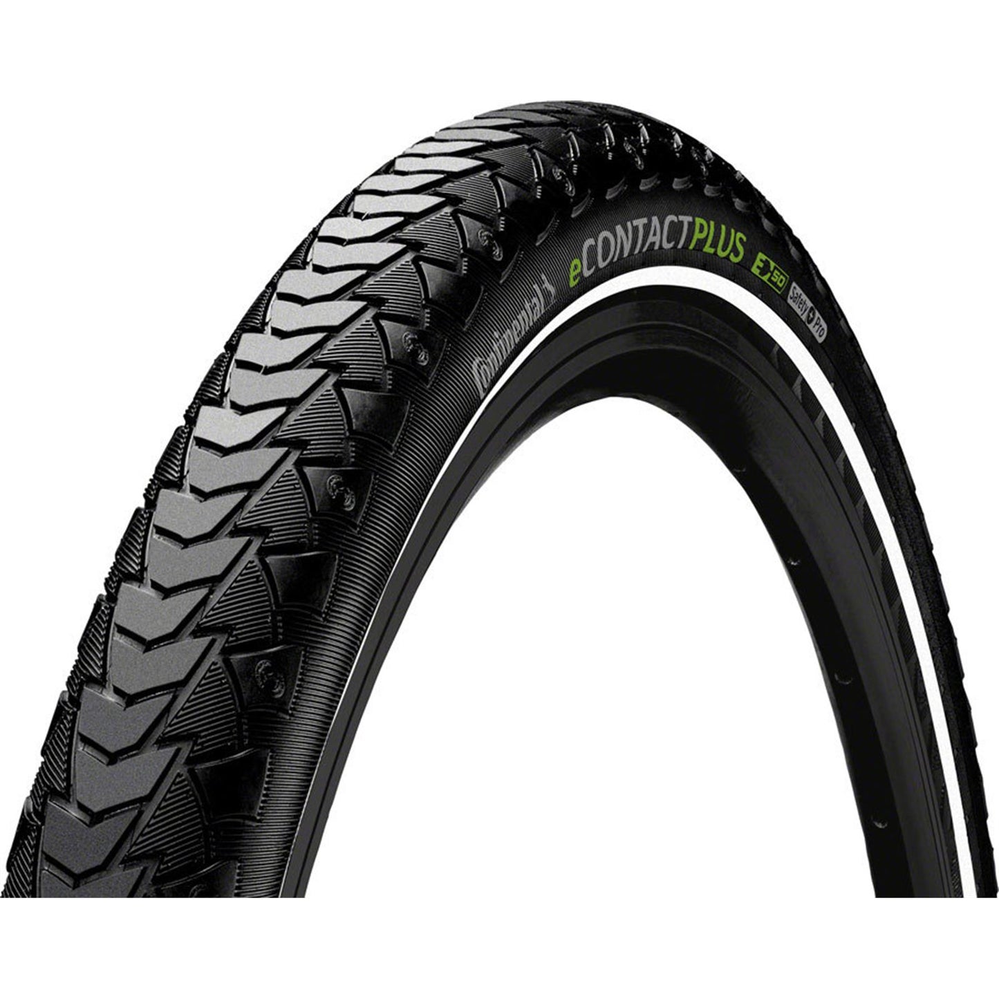 Continental Tire - Bicycle eContact Plus Tire - 700 x 55/29 x 2.2, Clincher, Wire, Black/Reflex [MPN: TR00144]_2101945