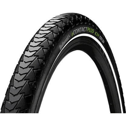 Continental Tire - Bicycle eContact Plus Tire - 700 x 55/29 x 2.2, Clincher, Wire, Black/Reflex [MPN: TR00144]_2101945