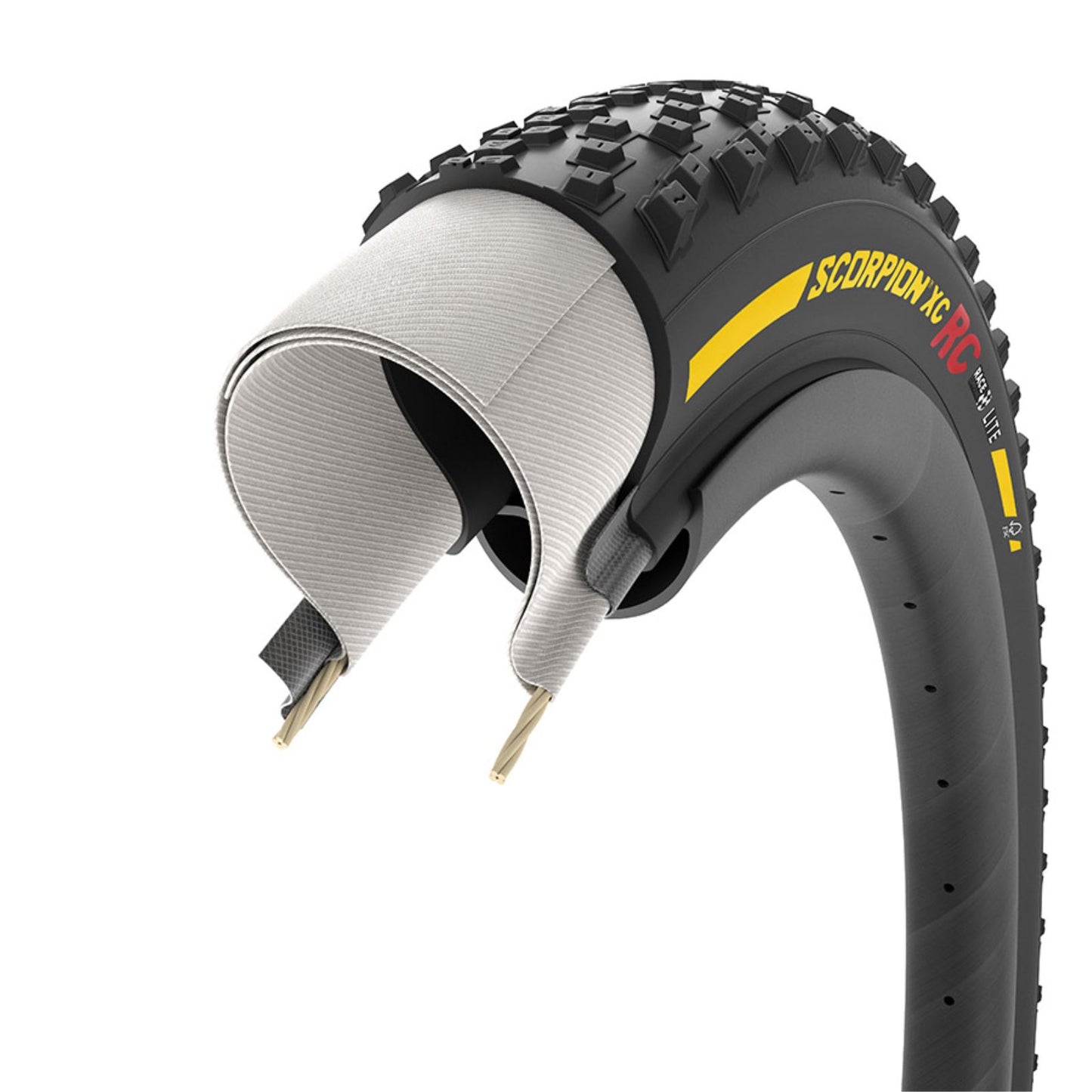Pirelli - Bicycle Scorpion Race XC RC Mountain Tire 29x2.4 120TPI Black [MPN: TR00179]_1887631