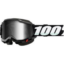 100% Accuri 2 Snowmobile Goggles - Black with Silver Mirror Lens [MPN: 5642-3057-00]_1946922