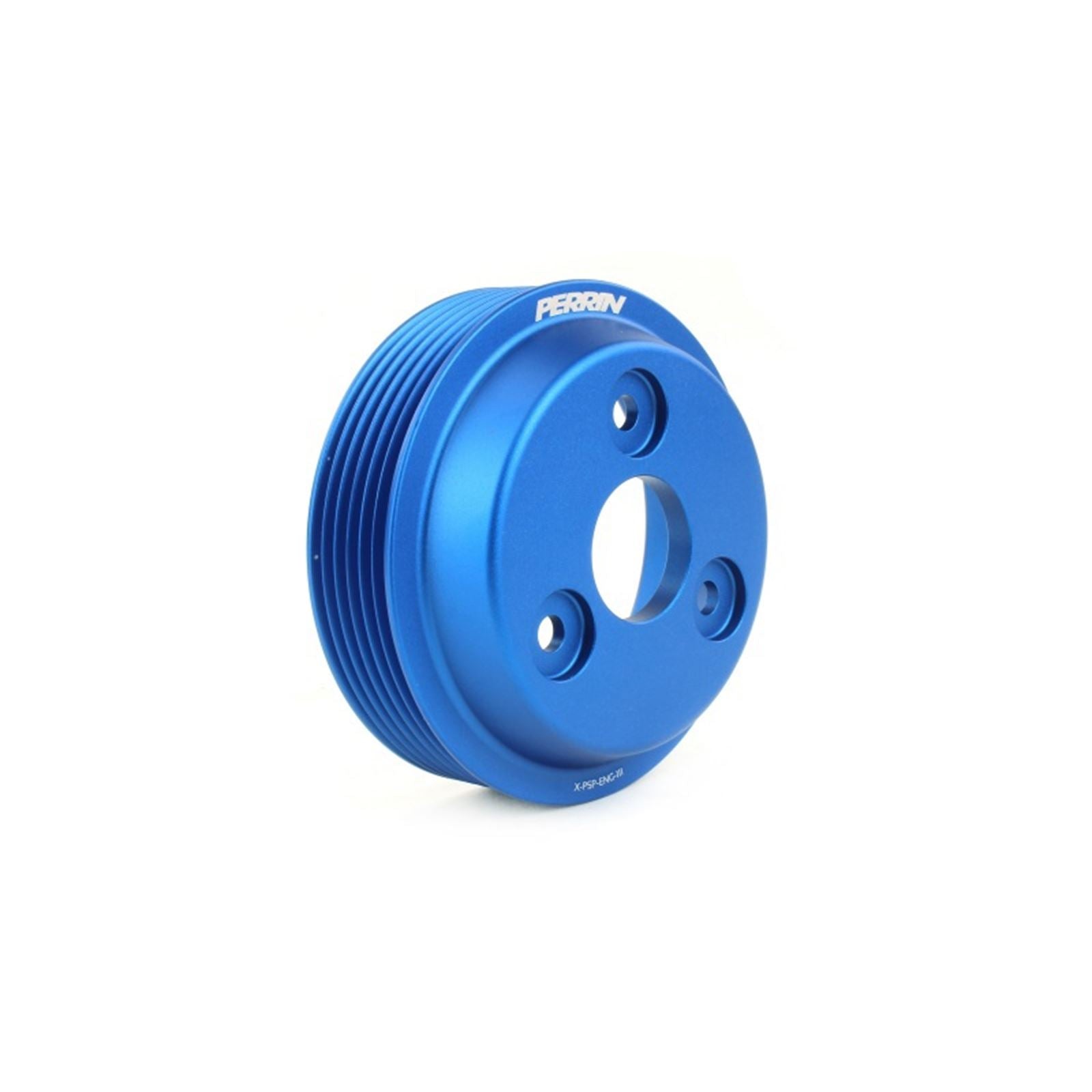 Perrin Performance Lightweight Water Pump Pulley - Blue for Subaru WRX / Crosstrek/ FXT [MPN: PSP-ENG-111BL]_1844237