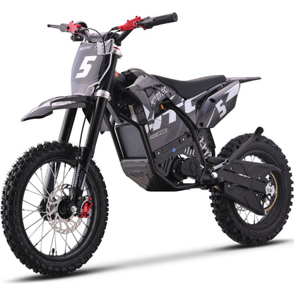 MotoTec USA 60v 2000w Pro Electric Dirt Bike Lithium Grey [MPN: MT-Dirt-Pro-2000_Grey]_1893025