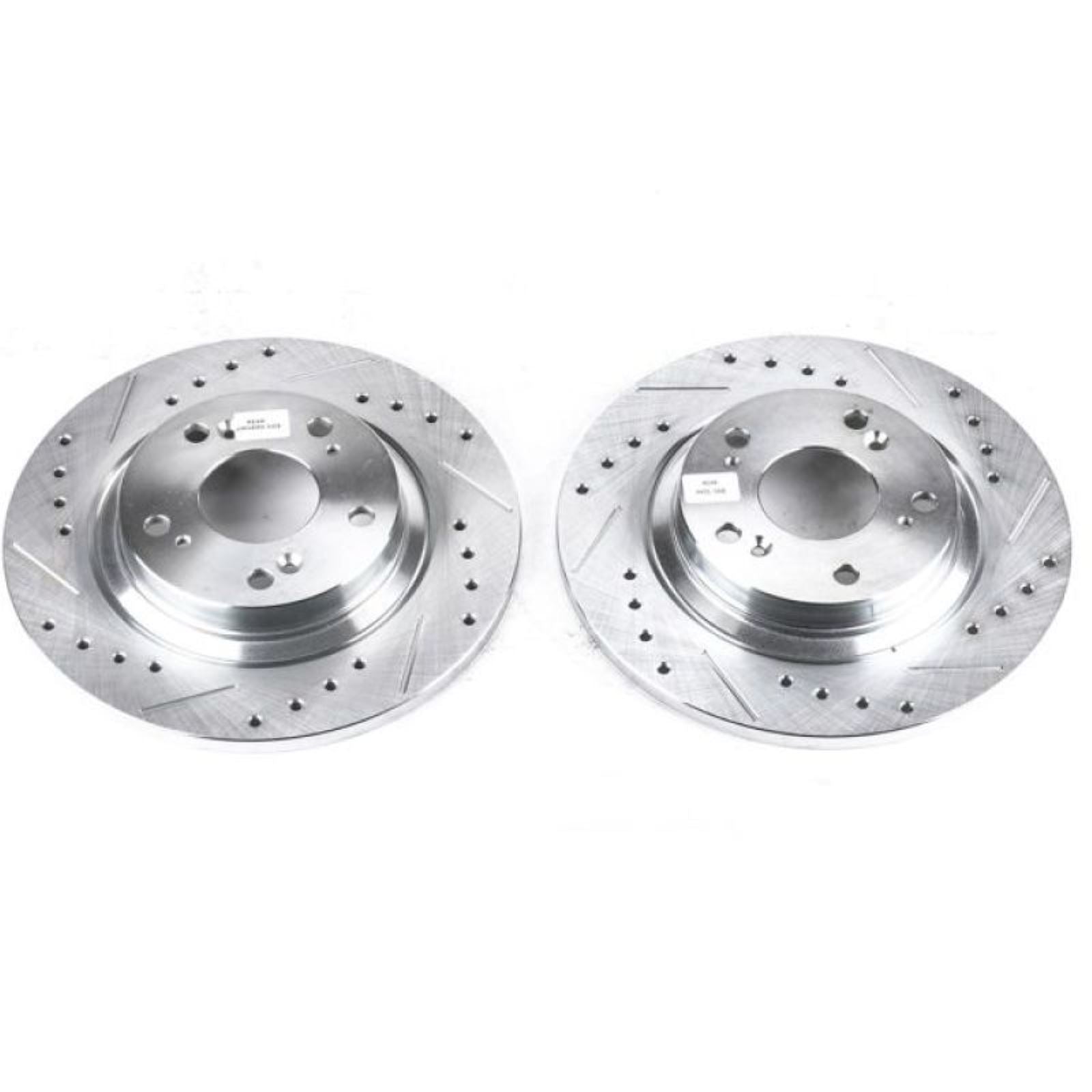 Powerstop Rear Evolution Drilled & Slotted Rotors - Pair for 00-09 Honda S2000 [MPN: psbJBR928XPR]_1848109