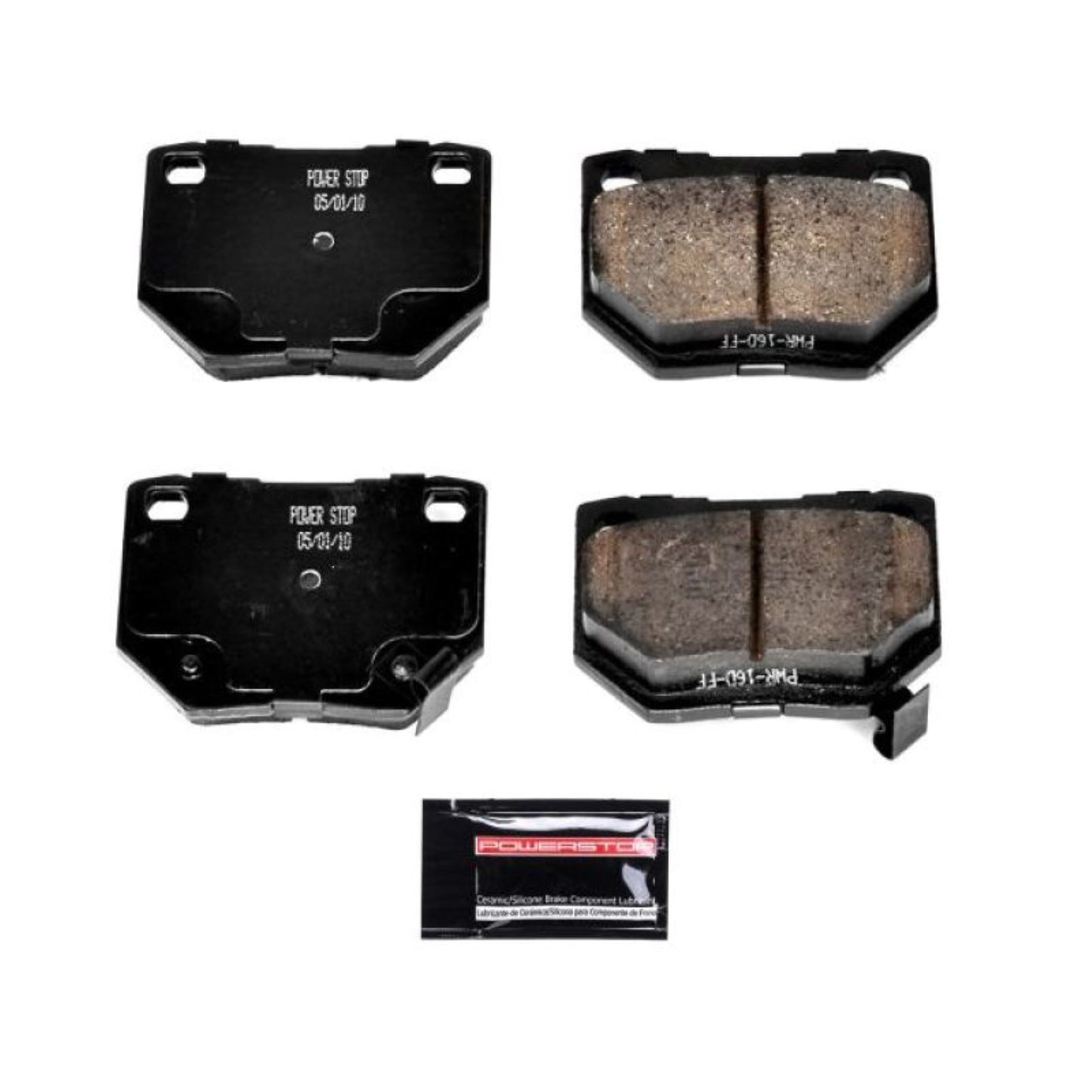 Powerstop Rear Z23 Evolution Sport Brake Pads w/Hardware for 90-96 Nissan 300ZX [MPN: psbZ23-461]_1848305