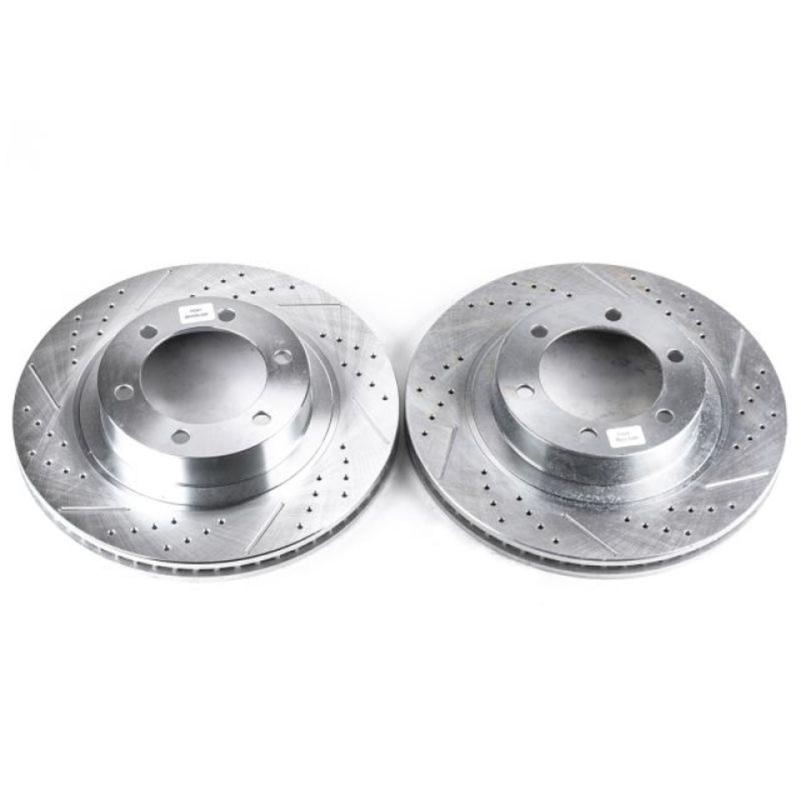 Powerstop Front Evolution Drilled & Slotted Rotors - Pair for 03-09 Lexus GX470 [MPN: psbJBR975XPR]_1844887