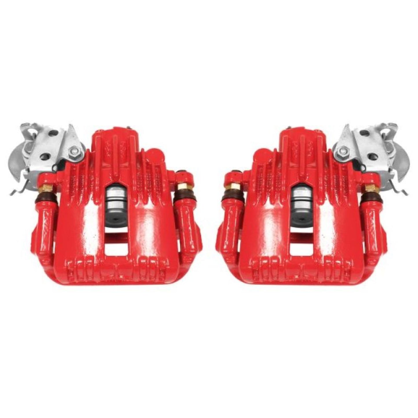 Powerstop Rear Red Calipers w/Brackets - Pair for 93-97 Chevrolet Camaro [MPN: psbS4540]_1844820