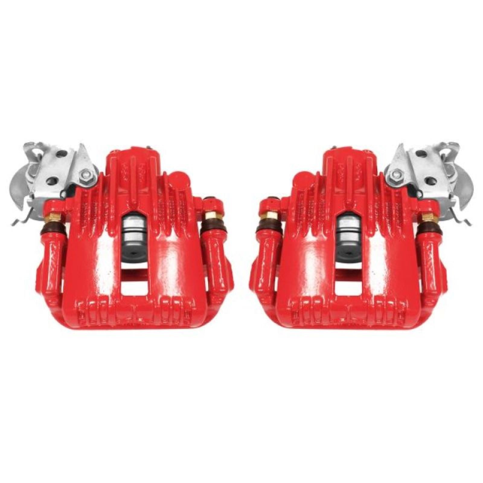 Powerstop Rear Red Calipers w/Brackets - Pair for 93-97 Chevrolet Camaro [MPN: psbS4540]_1844820