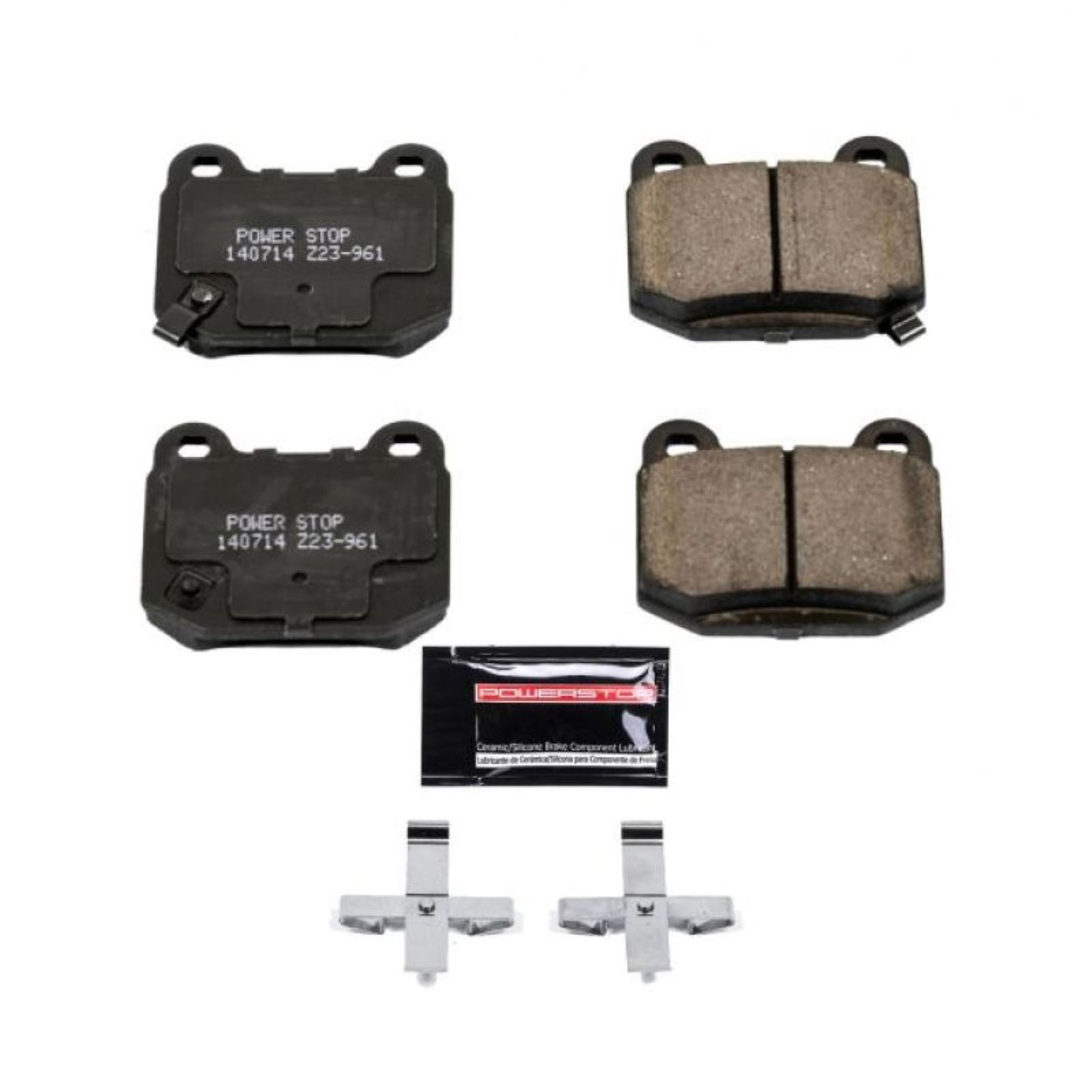 Powerstop Rear Z23 Evolution Sport Brake Pads w/Hardware for 03-05 Infiniti G35 [MPN: psbZ23-961]_1844830