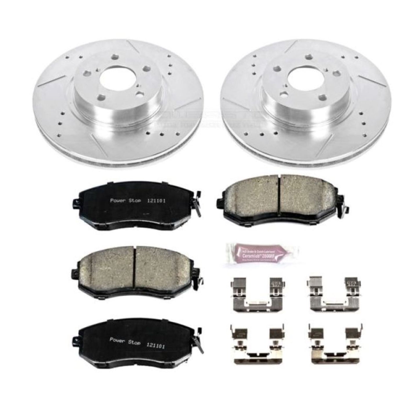 Powerstop Front Z23 Evolution Sport Brake Kit for 13-16 Subaru BRZ [MPN: psbK6111]_1849657