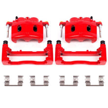 Powerstop Front Red Calipers w/Brackets - Pair for 08-16 Cadillac Escalade [MPN: psbS4918A]_1849163