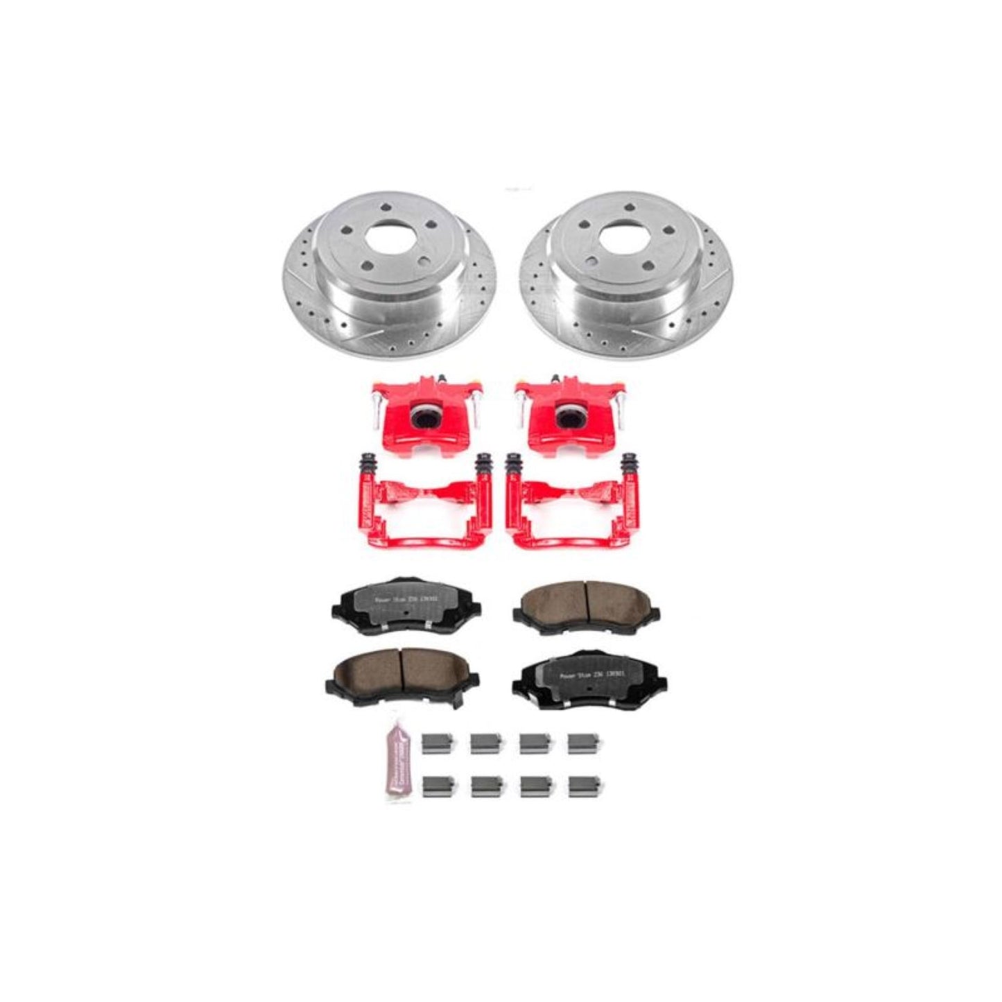 Powerstop Rear Z36 Truck & Tow Brake Kit w/Calipers for 07-17 Jeep Wrangler [MPN: psbKC3090-36]_1849791