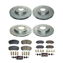 Powerstop Front & Rear Z23 Evolution Brake Kit for 20-22 Hyundai Sonata [MPN: psbK8809]_1846358