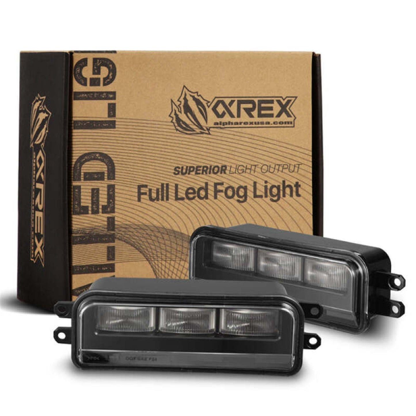 Alpharex Double Tap Dual Color LED Projector Fog Lights fits Toyota Tundra/Sequoia [MPN: arx210018]_2734066