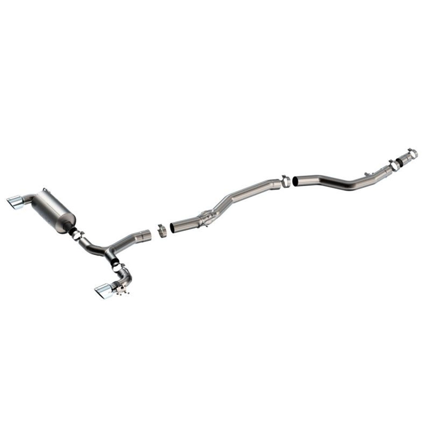 Borla ATAK Cat-Back Exhaust System w/ Chrome Tips for 20-25 Toyota GR Supra  [MPN: bor140826]_2101118