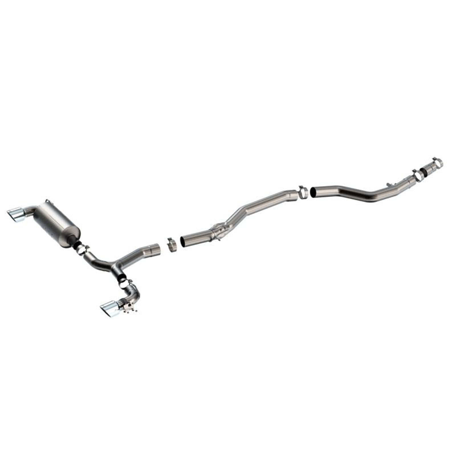 Borla ATAK Cat-Back Exhaust System w/ Chrome Tips for 20-25 Toyota GR Supra  [MPN: bor140826]_2101118