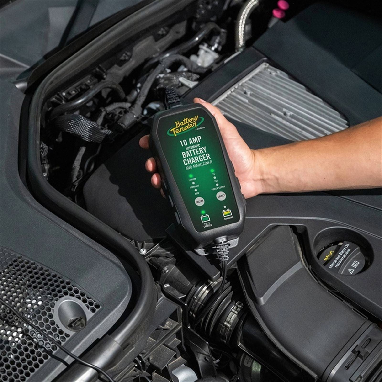 Battery Tender 10A Power Tender Selectable 12V Battery Charger [MPN: btn022-1006-DL-WH]_1854709