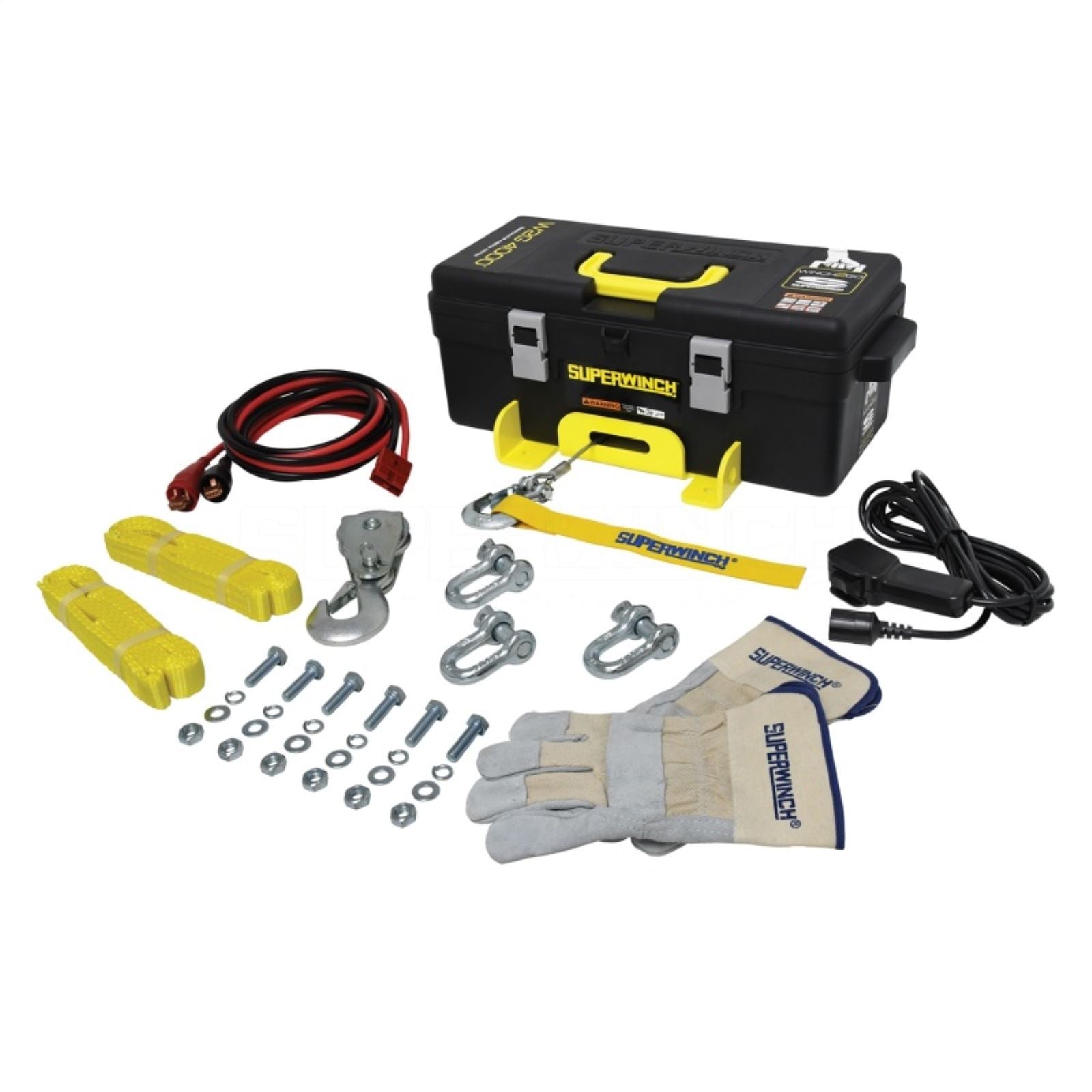 Super Winch 4000 LBS 12V DC 3/16in x 50ft Steel Rope Winch2Go Steel Rope [MPN: suw1140222]_1852426