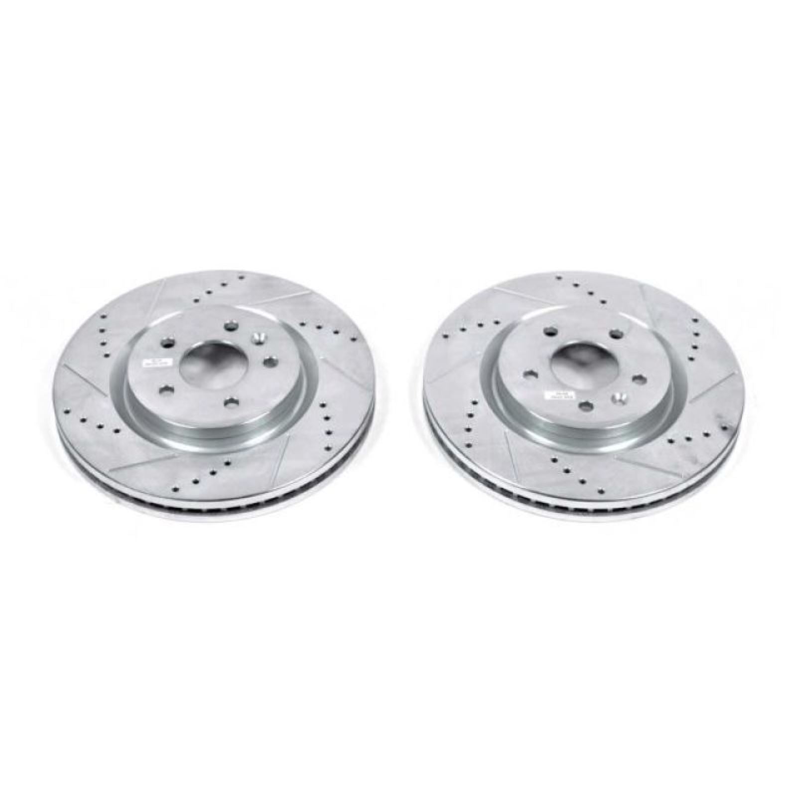 Powerstop Front Evolution Drilled & Slotted Rotors Pair for 11-19 Ford Explorer [MPN: psbAR85137XPR]_1852316