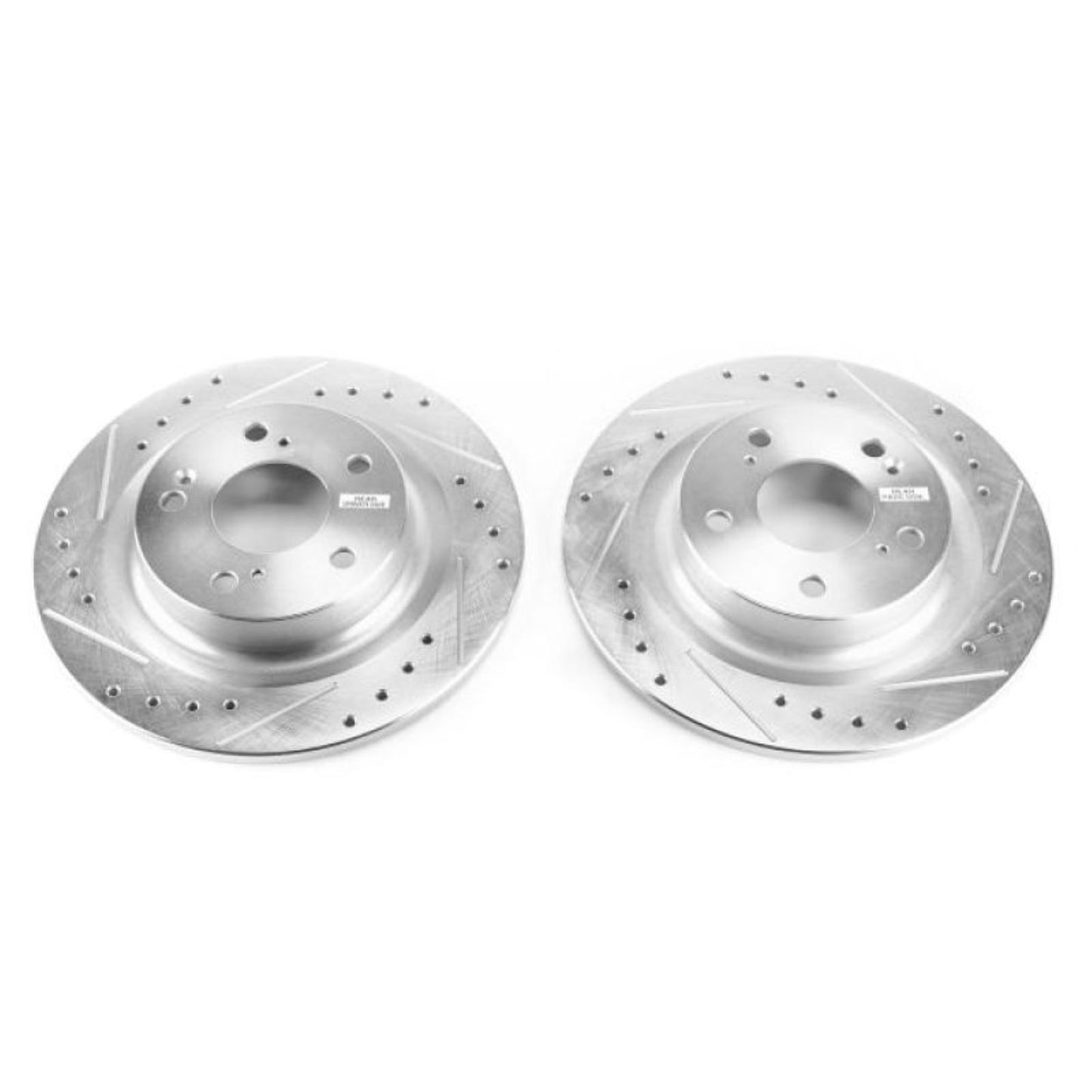 Powerstop Rear Evolution Drilled & Slotted Rotors - Pair for 17-18 Honda Civic [MPN: psbJBR1749XPR]_1852457