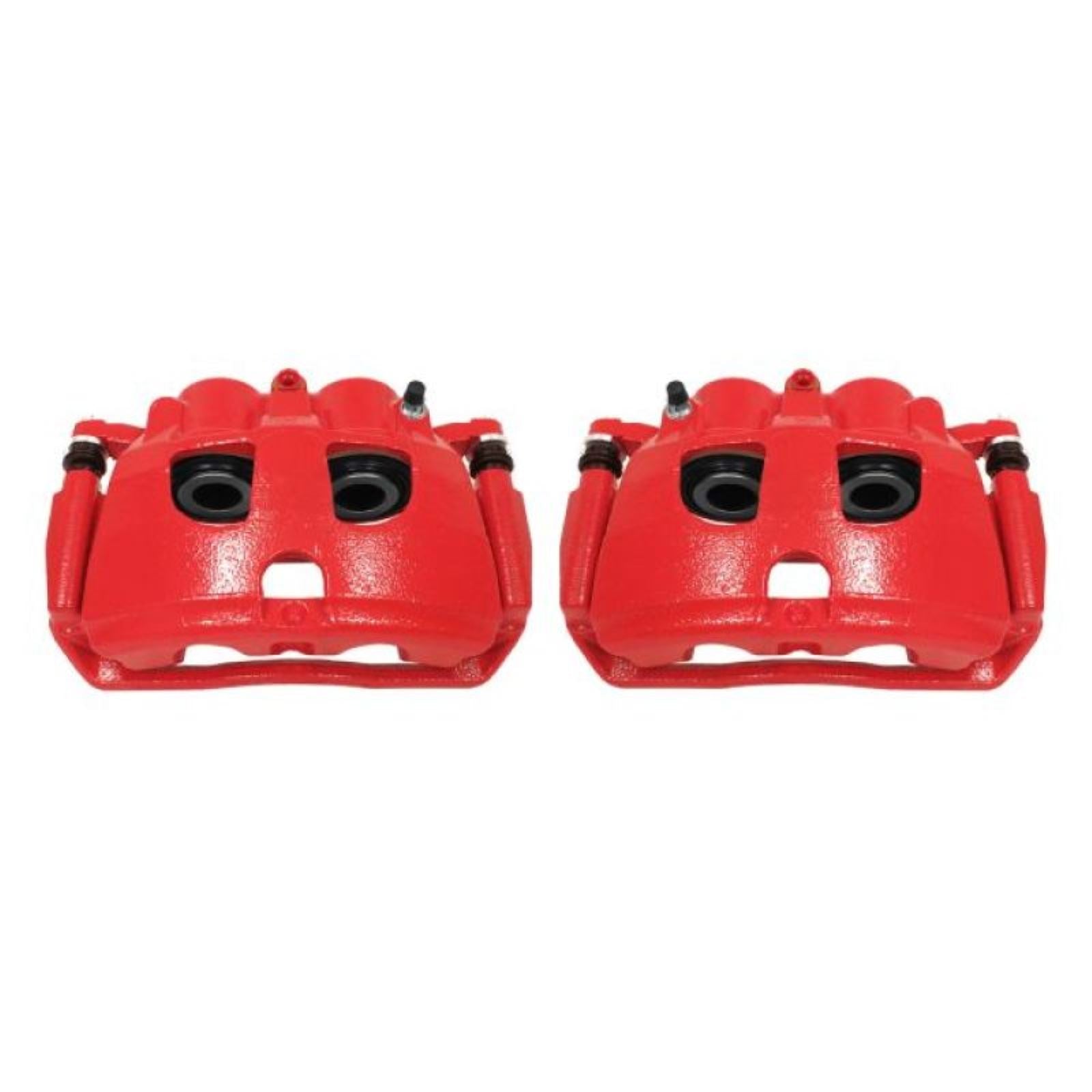 Powerstop Rear Red Calipers w/Brackets - Pair for 09-10 Dodge Ram 2500 [MPN: psbS5174]_1852356