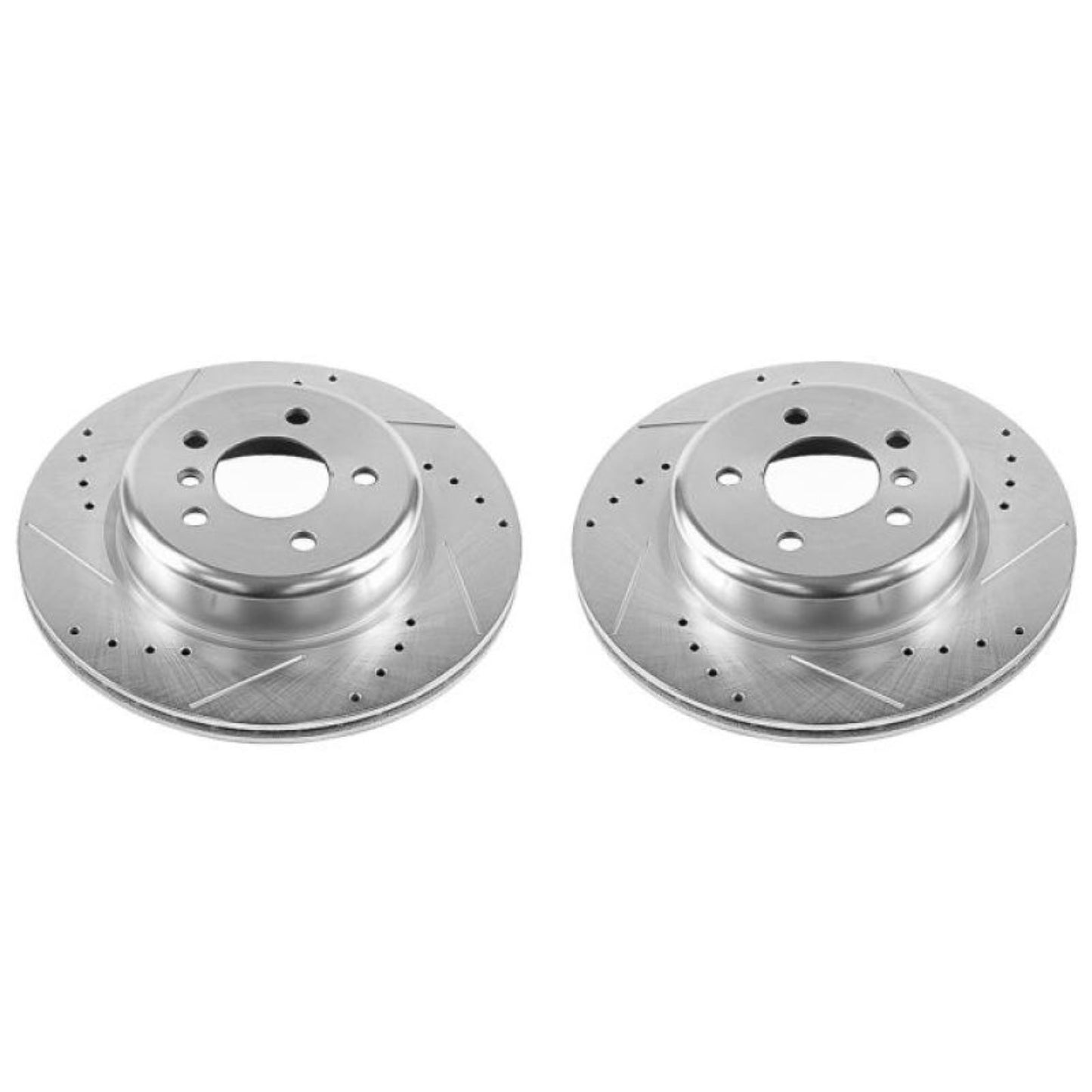 Powerstop Rear Evolution Drilled & Slotted Rotors - Pair for 11-16 BMW 528i [MPN: psbEBR1235XPR]_1852394