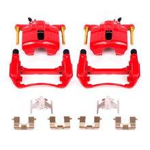 Powerstop Front Red Calipers w/Brackets - Pair for 97-99 Acura CL [MPN: psbS1460]_1852813