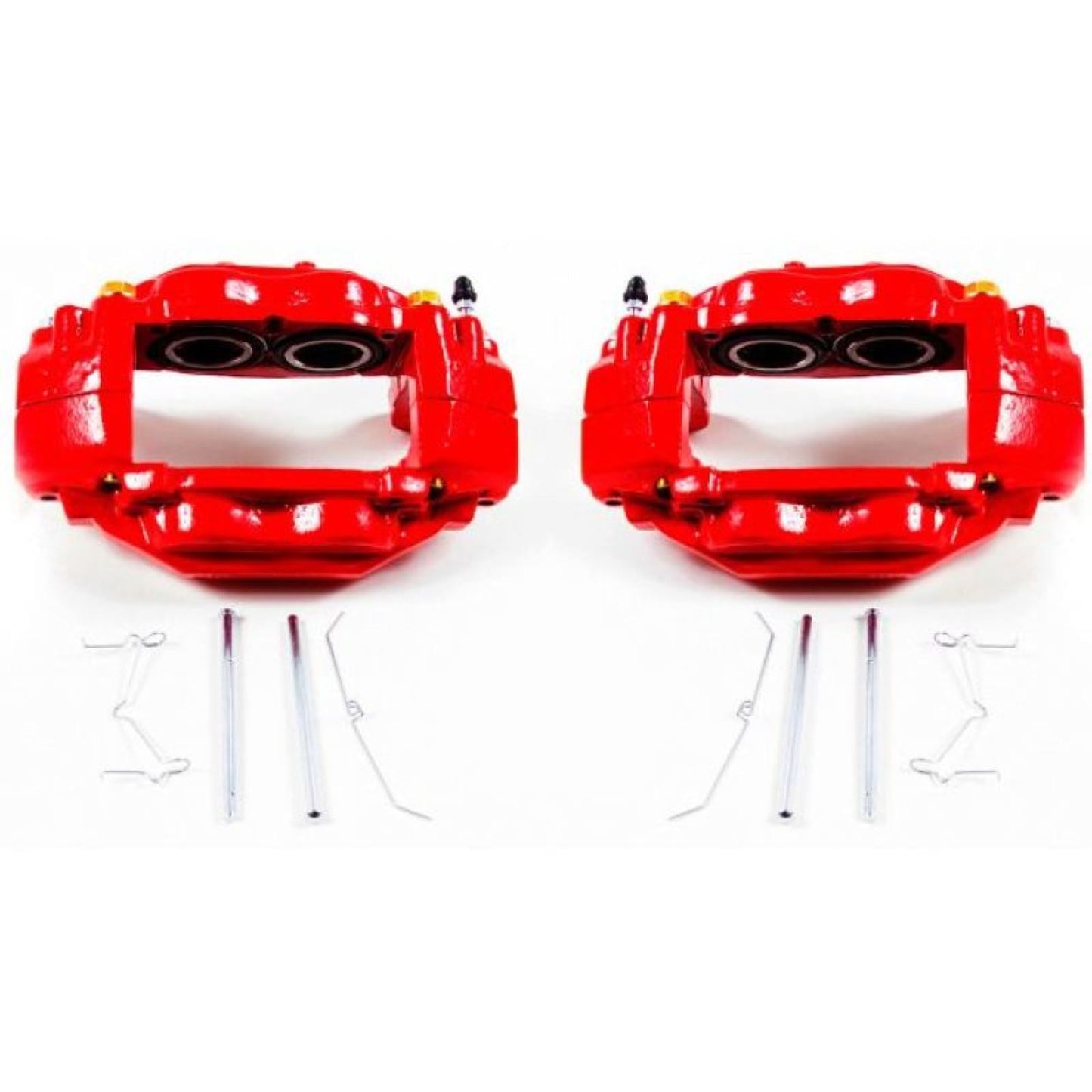Powerstop Front Red Calipers w/o Brackets - Pair for 08-15 Toyota Sequoia [MPN: psbS3274]_1853107