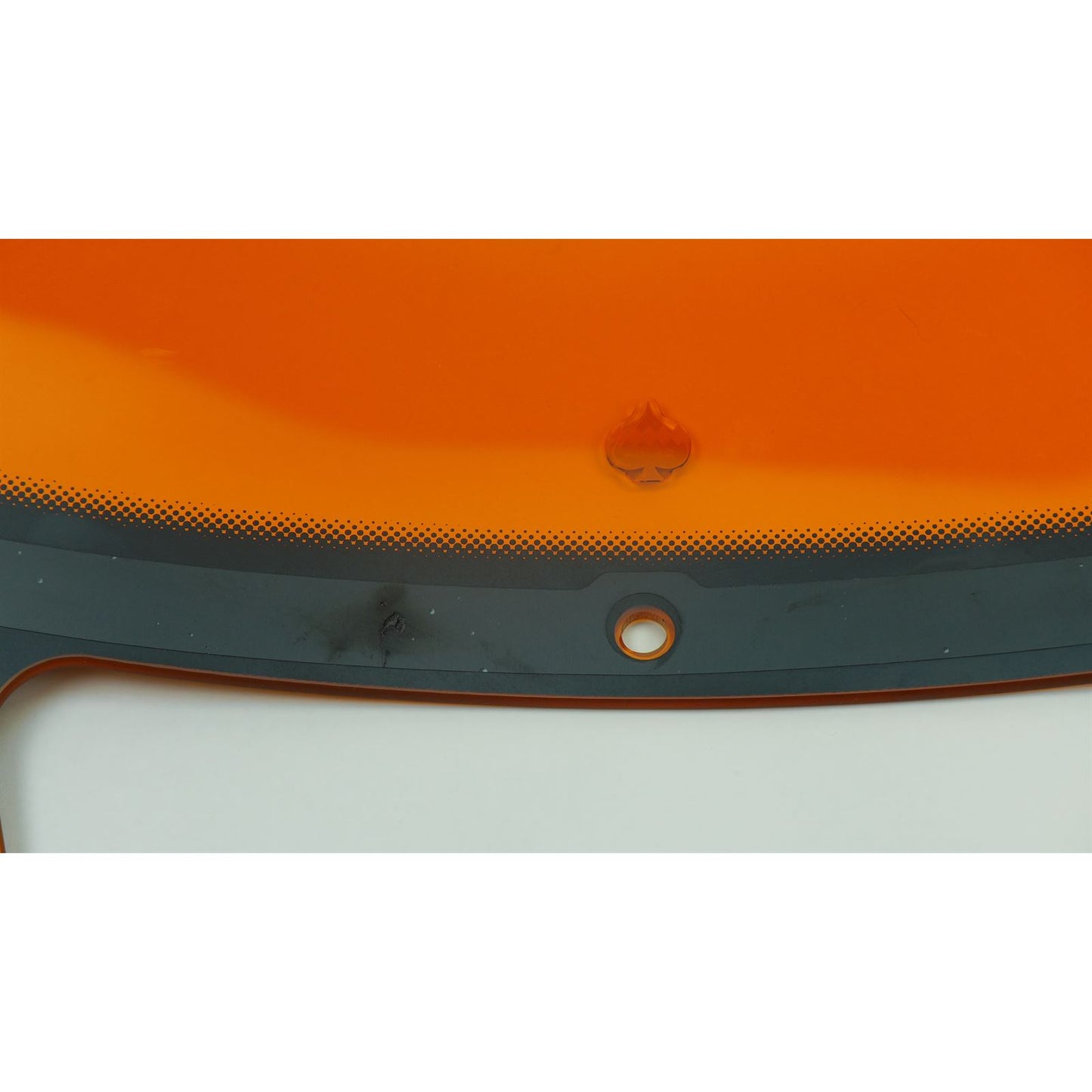 Klock Werks Kolor Flare™ Windshield - 8" - Orange for Indian OPEN BOX [MPN: KWW-04-0628]_1853697
