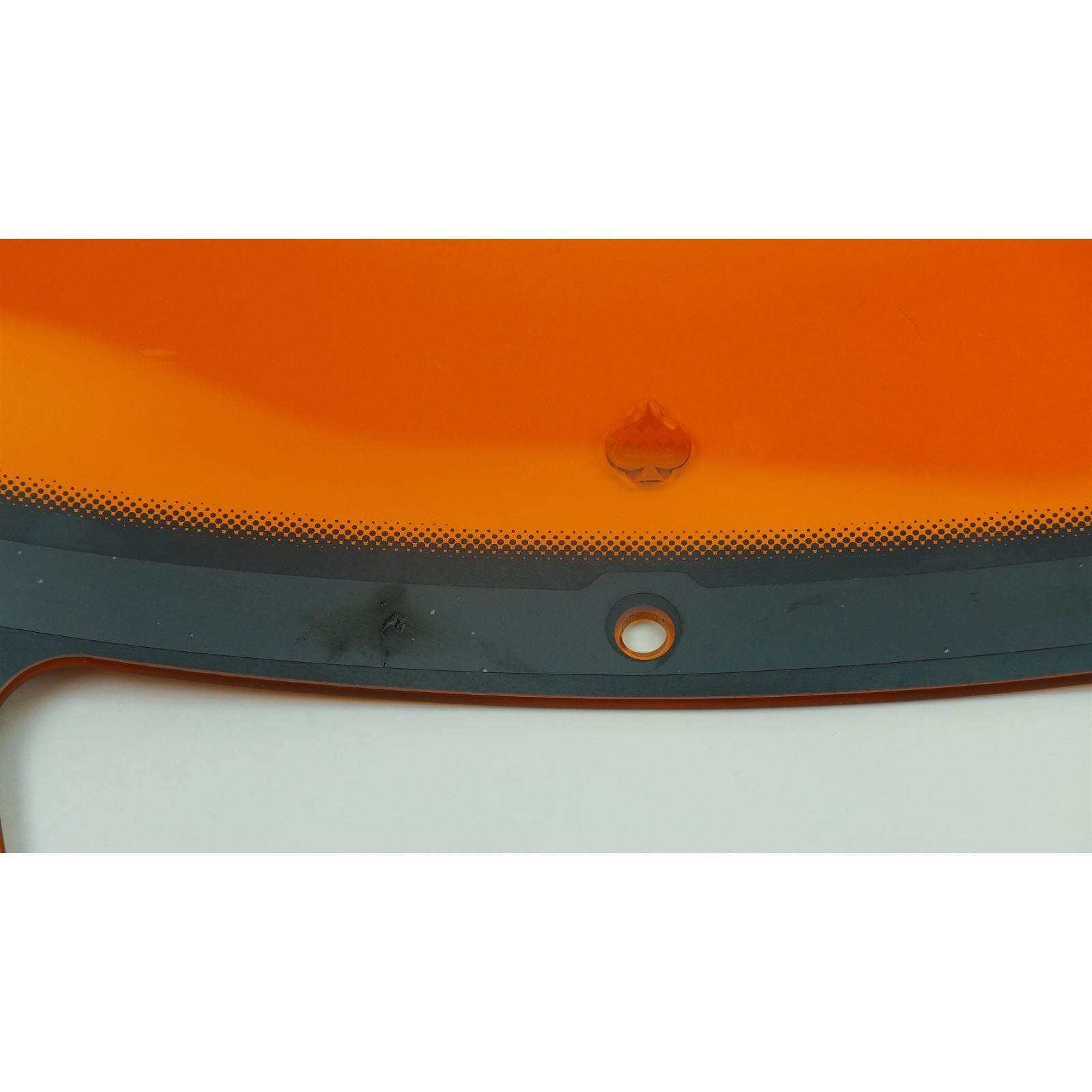 Klock Werks Kolor Flare™ Windshield - 8" - Orange for Indian OPEN BOX [MPN: KWW-04-0628]_1853697