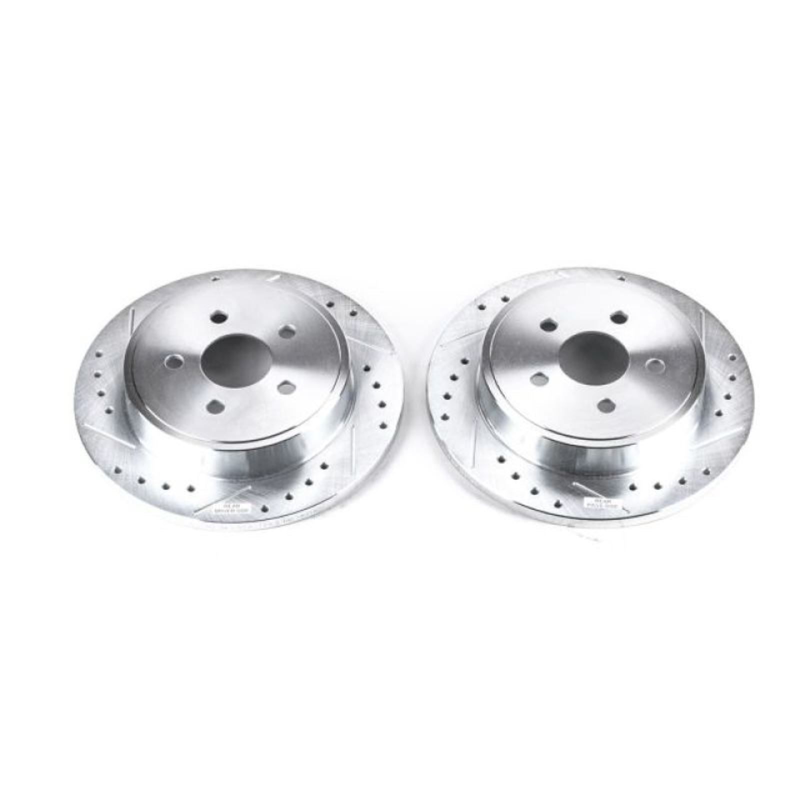 Powerstop Rear Evolution Drilled & Slotted Rotors - Pair for 03-07 Chrysler PT [MPN: psbAR8353XPR]_1853832