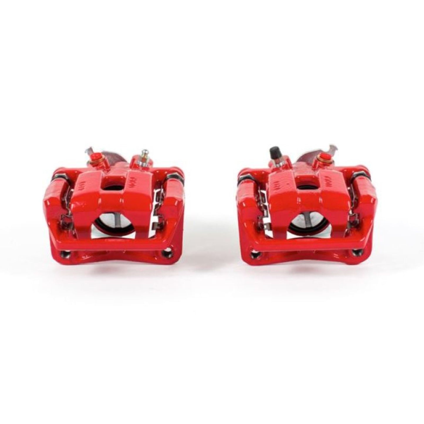 Powerstop Rear Red Calipers w/Brackets - Pair for 09-14 Acura TSX [MPN: psbS3358]_1855127