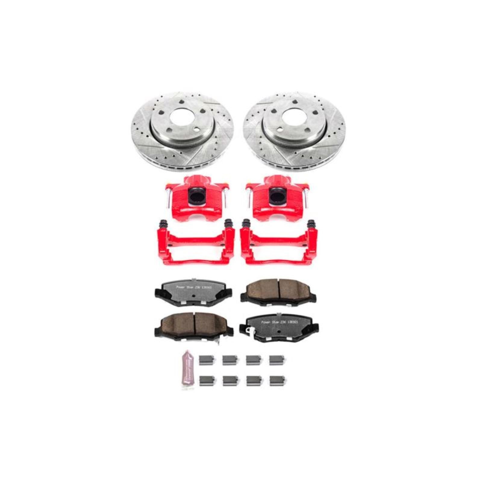 Powerstop Front Z36 Truck & Tow Brake Kit w/Calipers for 07-17 Jeep Wrangler [MPN: psbKC3097-36]_1854718