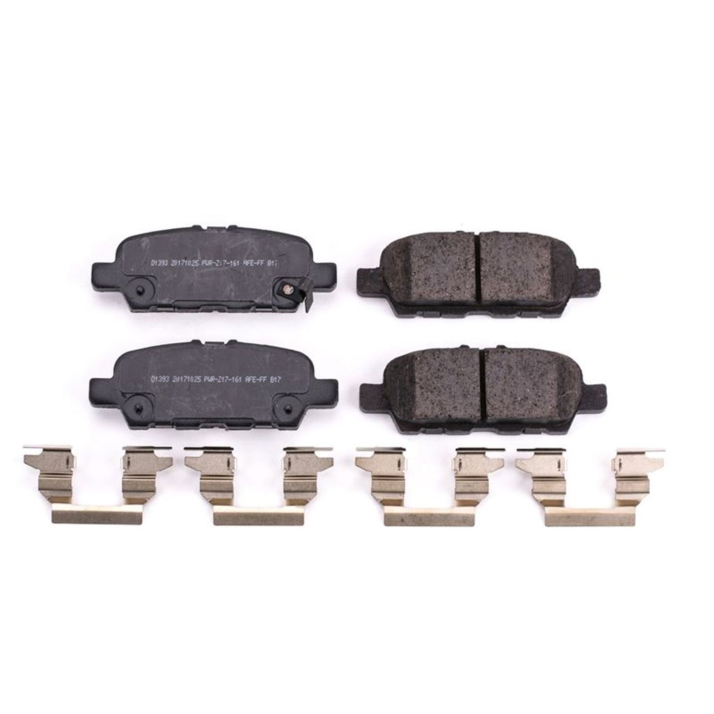 Powerstop Rear Z17 Evolution Ceramic Brake Pads w/Hardware for 11-12 Infiniti EX35 [MPN: psb17-1393]_1855574