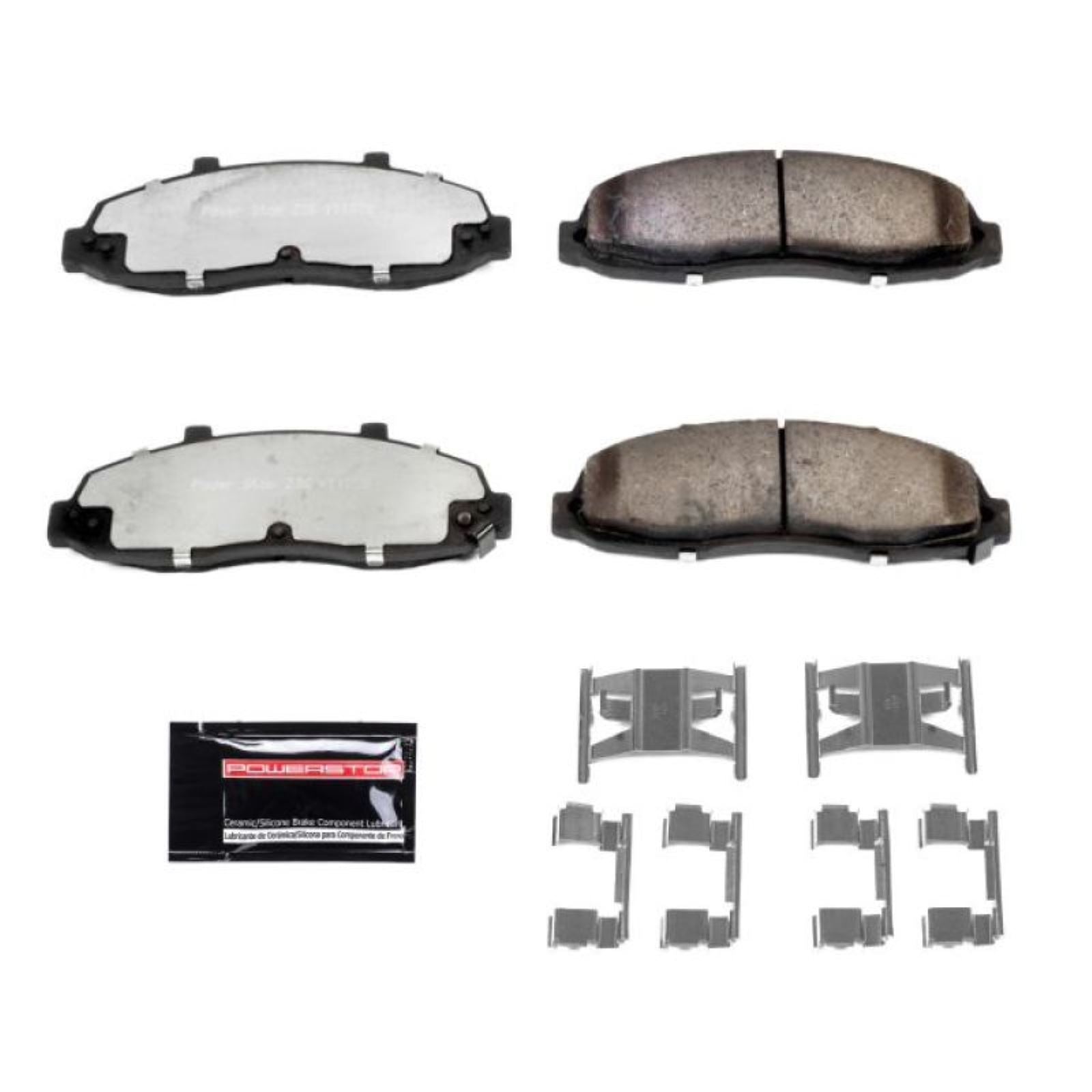 Powerstop Front Z36 Truck & Tow Brake Pads w/Hardware for 97-03 Ford F-150 [MPN: psbZ36-679]_1857118
