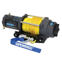 Super Winch 4500 LBS 12V DC 1/4"x50' Synthetic Rope Terra 4500SR Winch Gray Wrinkle [MPN: suw1145270]_1857048