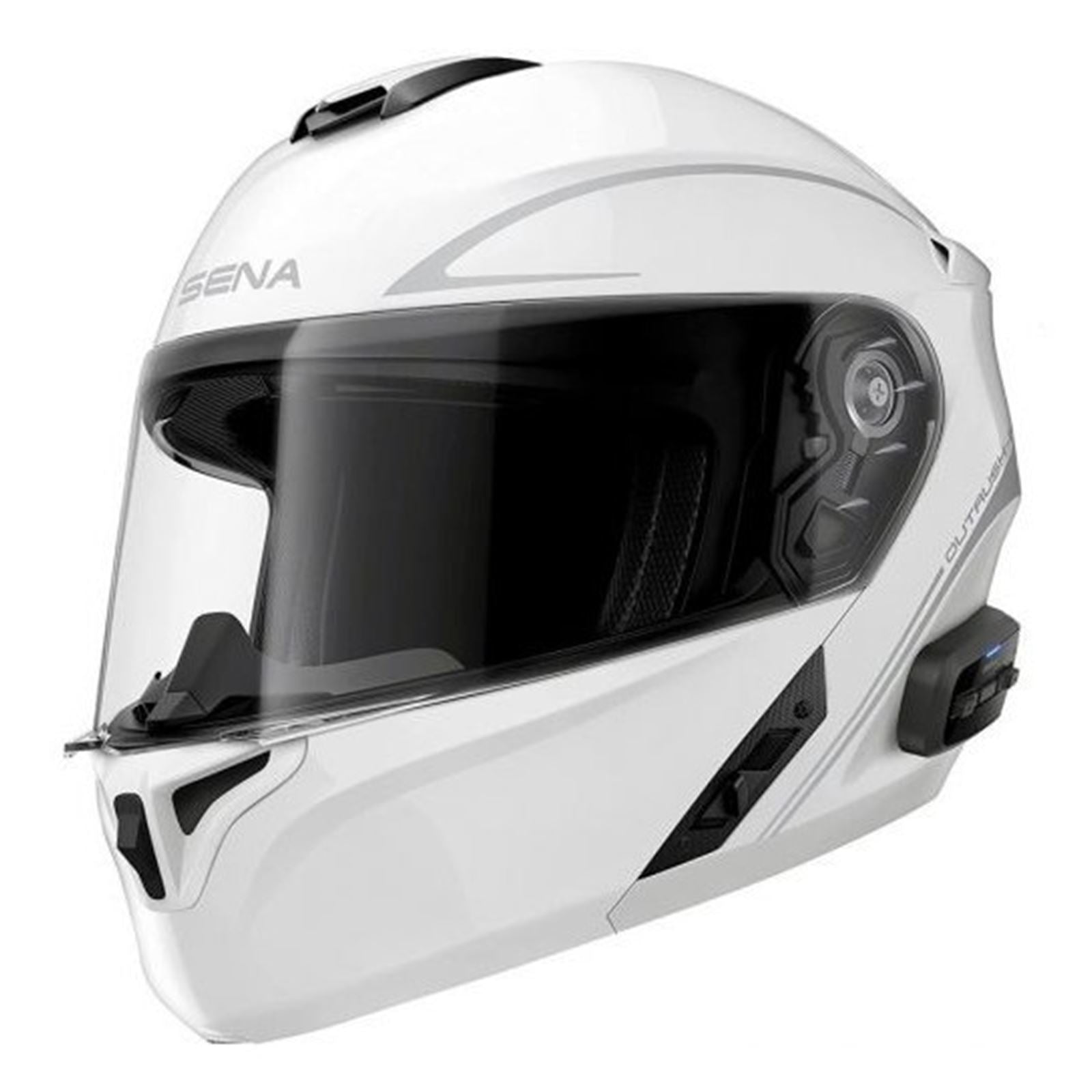 Sena Outrush Bluetooth Helmet - Flip-Up, Glossy White_1874035