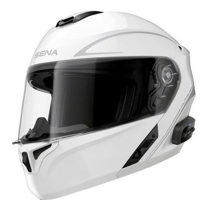 Sena Outrush Bluetooth Helmet - Flip-Up, Glossy White_1874035