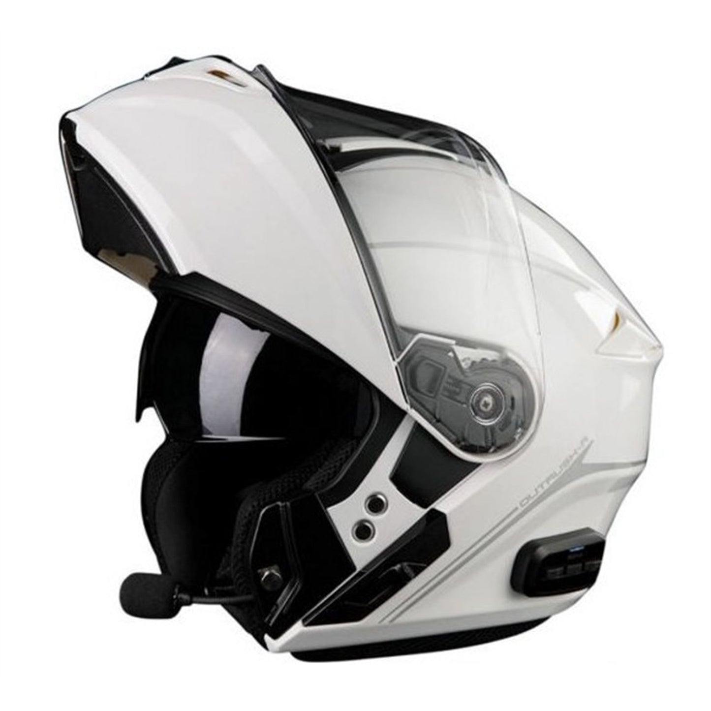 Sena Outrush Bluetooth Helmet - Flip-Up, Glossy White_1874036