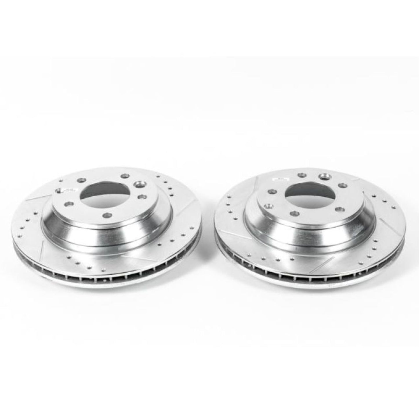 Powerstop Rear Evolution Drilled & Slotted Rotors - Pair for 07-15 Audi Q7 [MPN: psbEBR1013XPR]_1858480