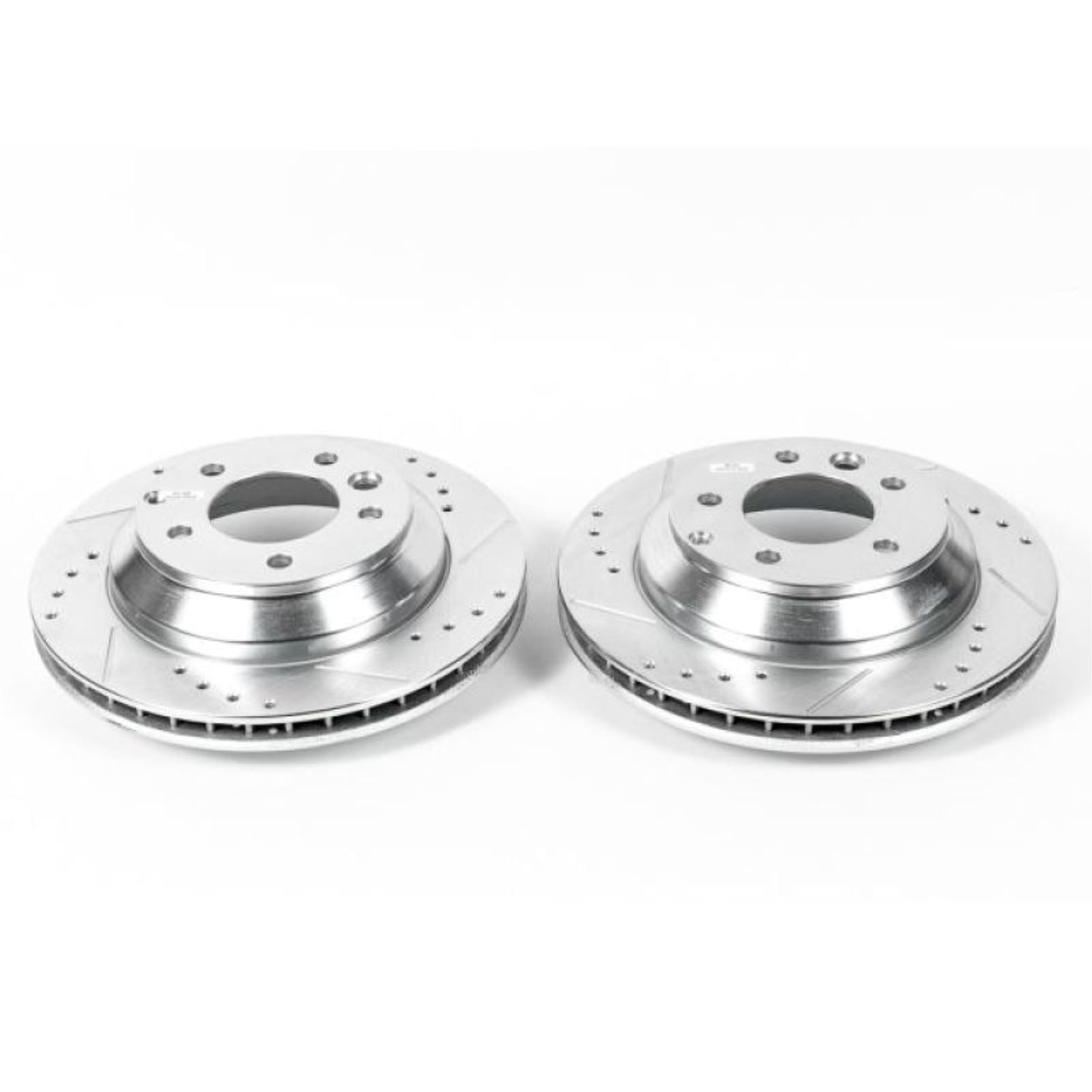 Powerstop Rear Evolution Drilled & Slotted Rotors - Pair for 07-15 Audi Q7 [MPN: psbEBR1013XPR]_1858480