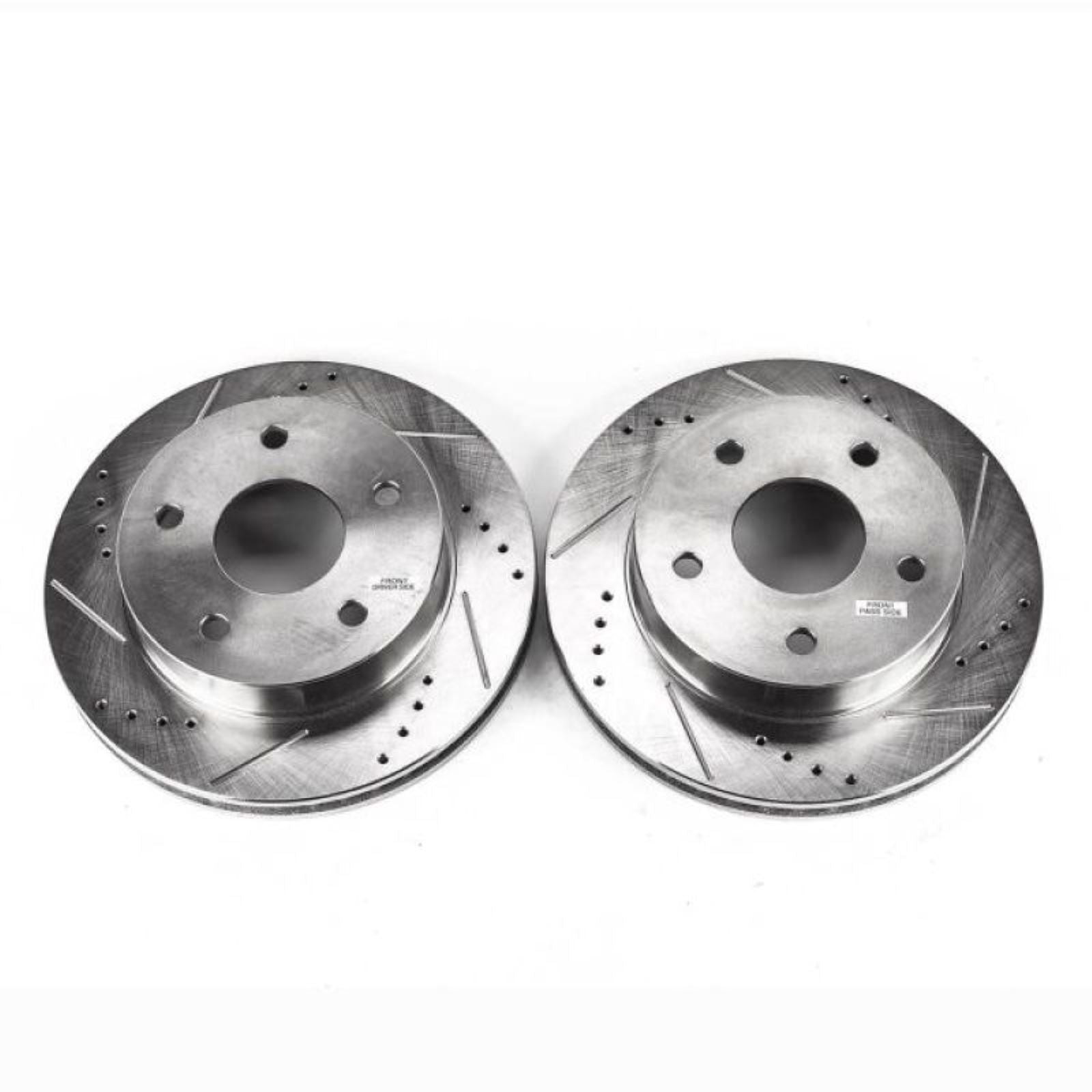 Powerstop Front Evolution Drilled & Slotted Rotors Pair for 00-01 Dodge Ram 1500 [MPN: psbAR8748XPR]_1858211