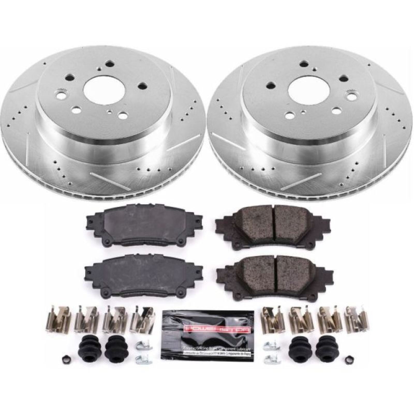 Powerstop Rear Z23 Evolution Sport Brake Kit for 13-19 Lexus GS350 [MPN: psbK6514]_1858542